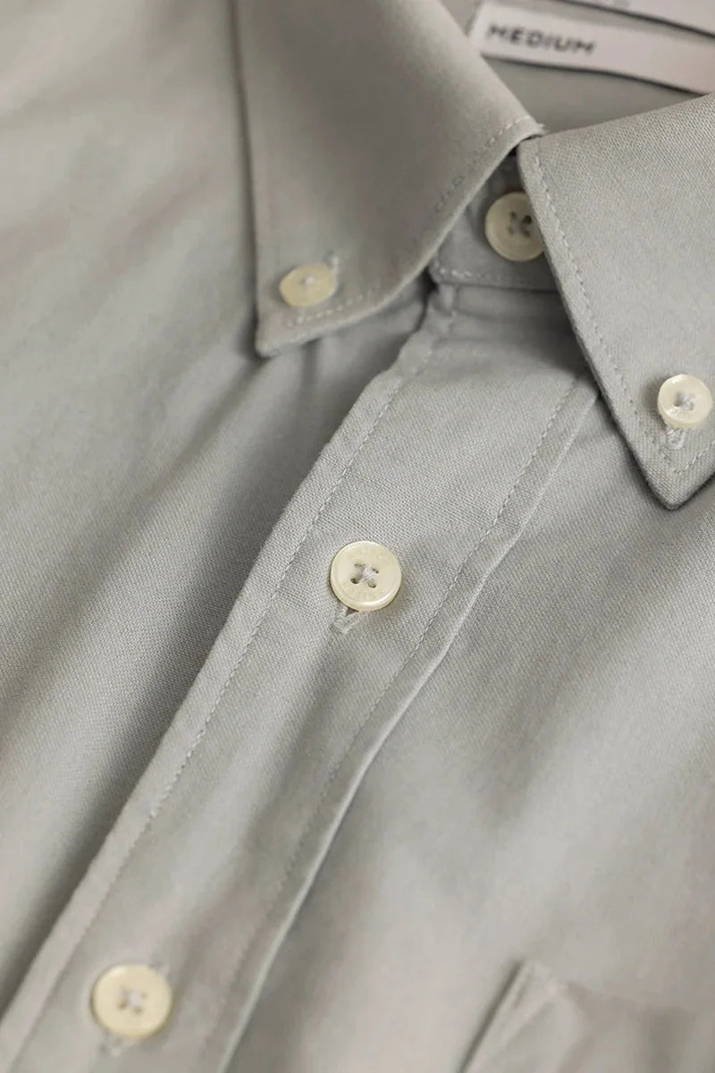 سنيتش Shirtolo Plain Light Grey Shirt